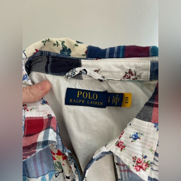 Polo Lauren Patchwork Jacket size Small - Picture 2 of 4